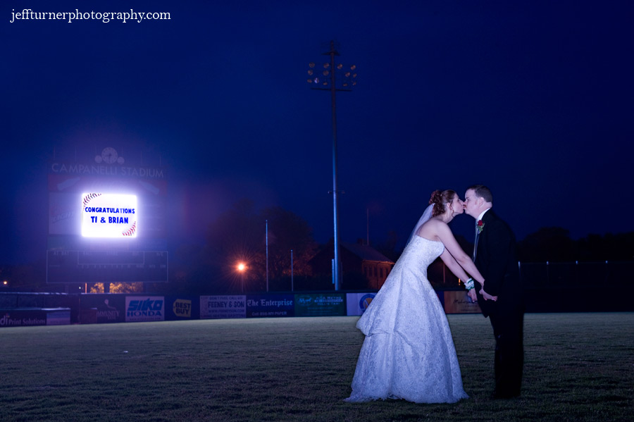 Ti and Brian's Red Sox Wedding